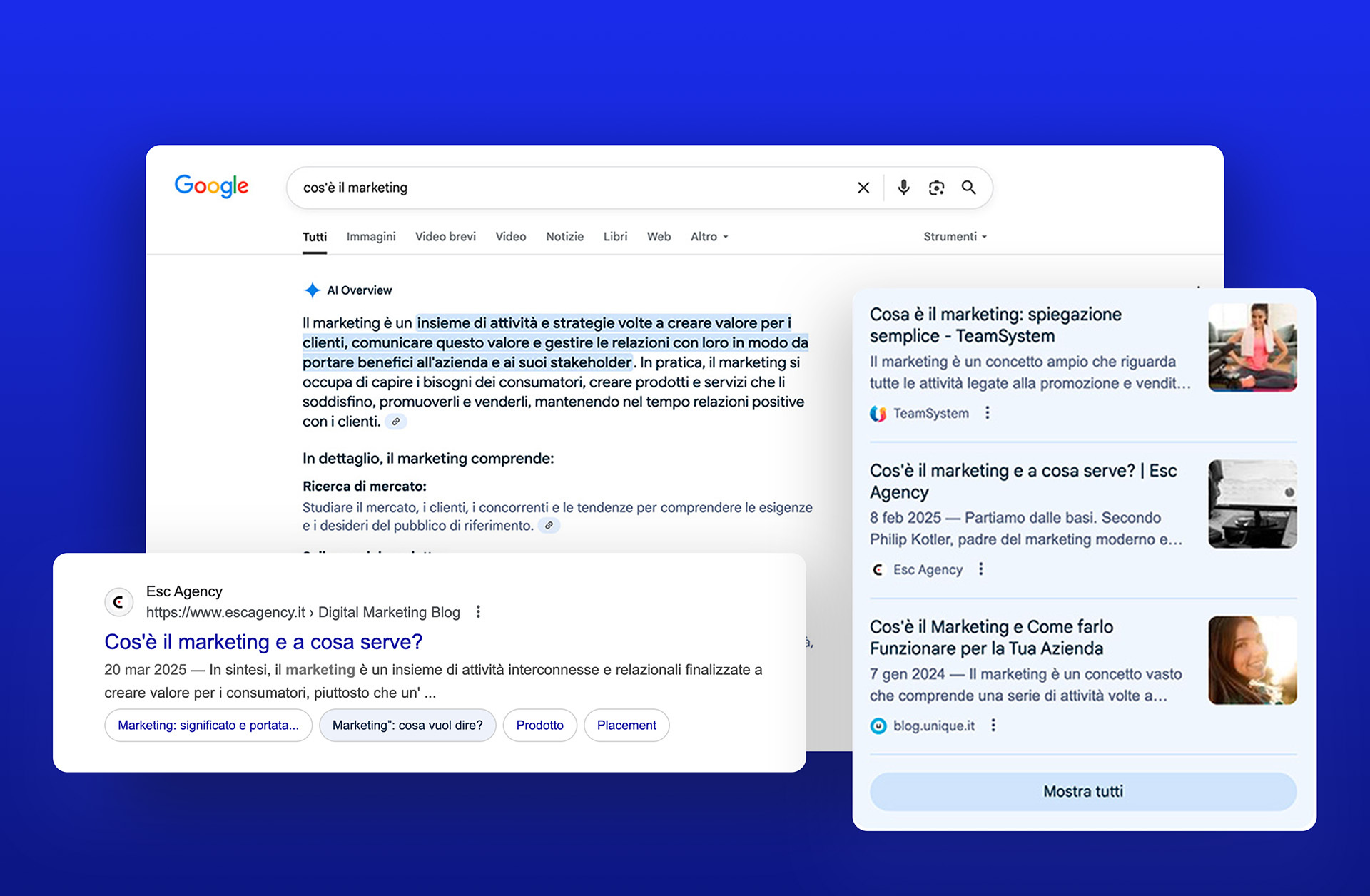 Architettura di un sito web B2B con assistente AI conversazionale integrato, knowledge base e collegamento al CRM