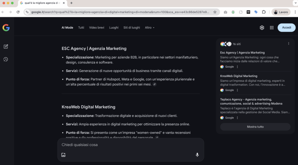 SEO nel 2026: Tendenze, Tecnologie e Nuove Priorità Strategiche google ai mode 2026