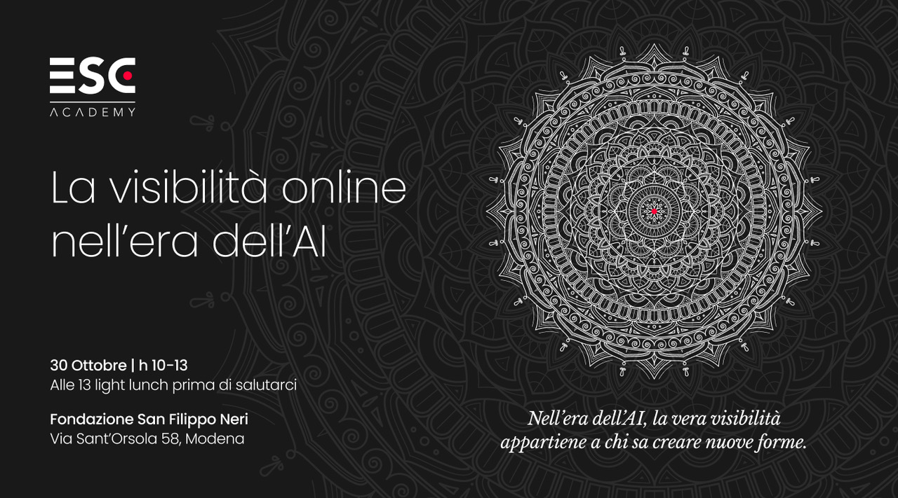 Evento ESC Academy – La visibilità online nell’era dell’AI