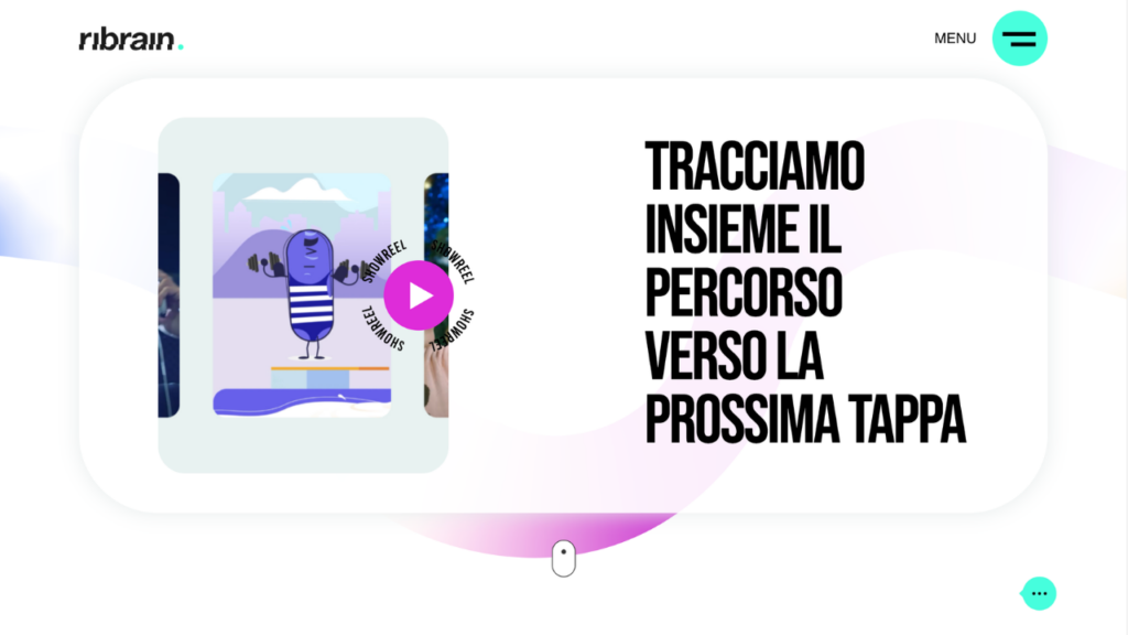 Homepage di Ribrain, agenzia di lead generation B2B con approccio skin in the game con sede a Napoli