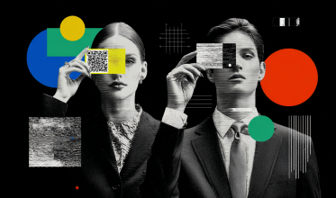Migliori web agency B2B in Italia 2026: 10 agenzie di web design a confronto businessman and businesswoman google business profile card 335bb1de