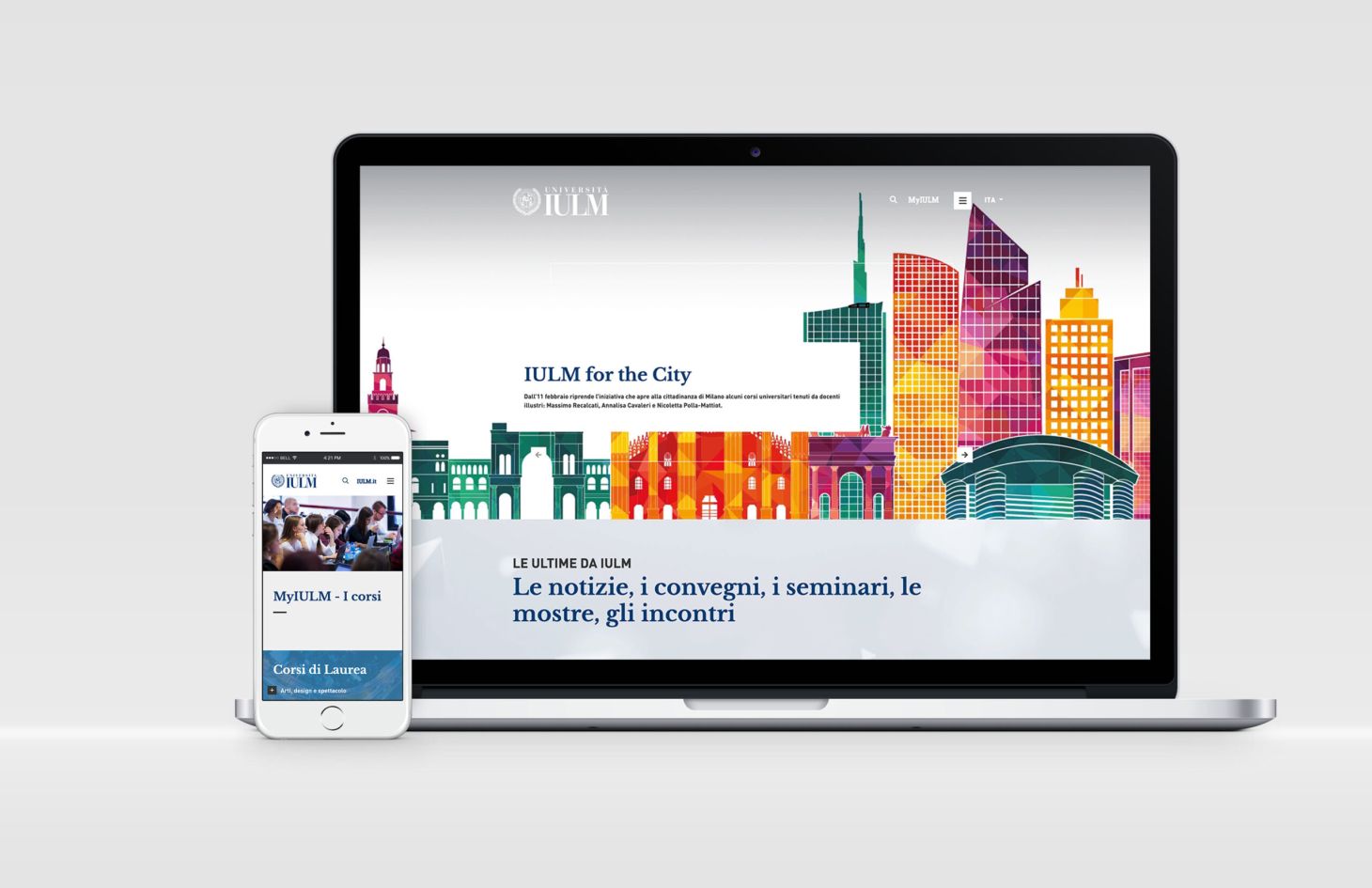 Caso studio marketing per l'Università IULM: una UX che converte Mockup pcmobile scaled 3dee4b6e