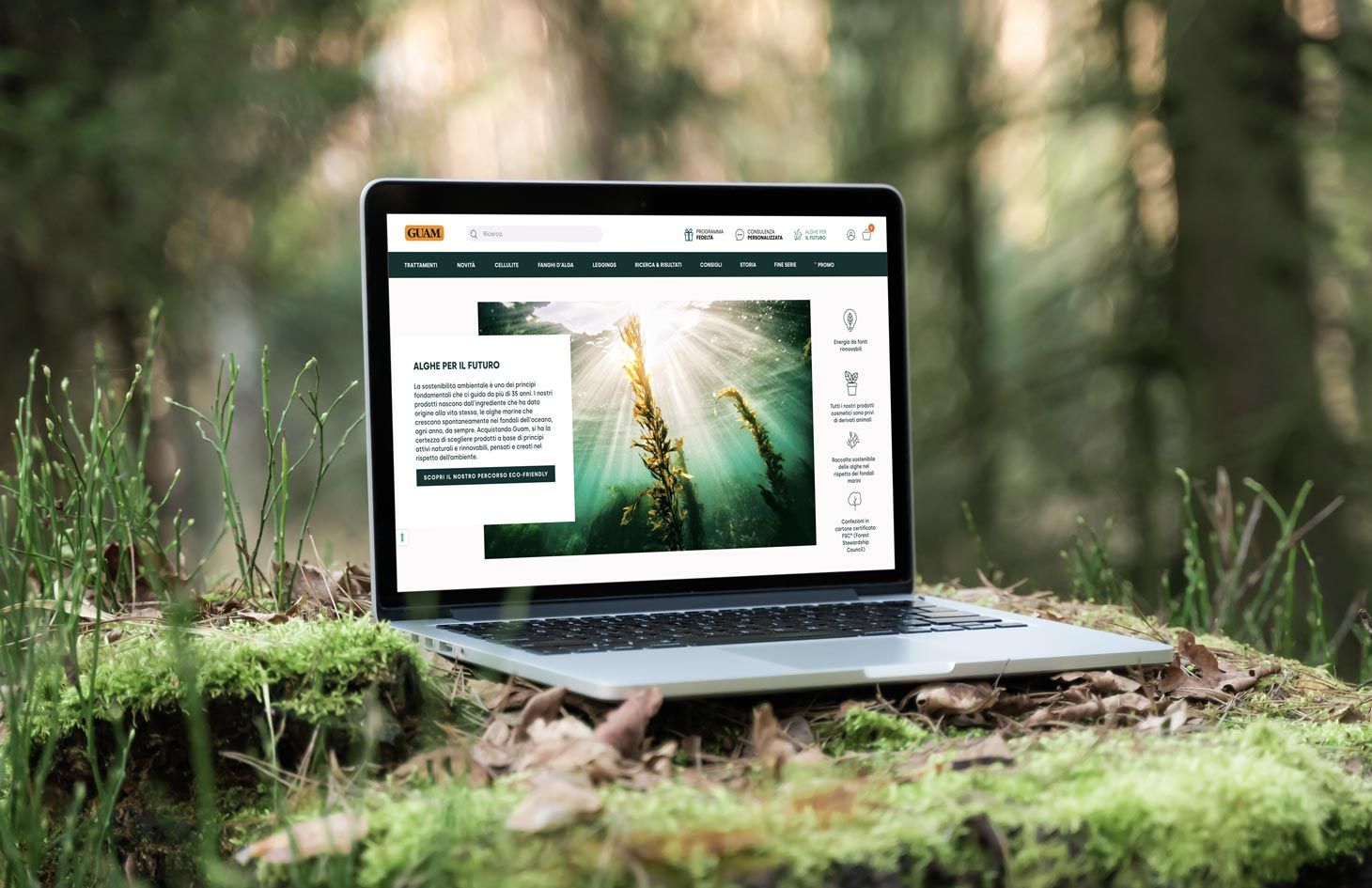 Caso studio crescita e-commerce: +32,1% fatturato per Guam progetto guam sito laptop 4957fbf8
