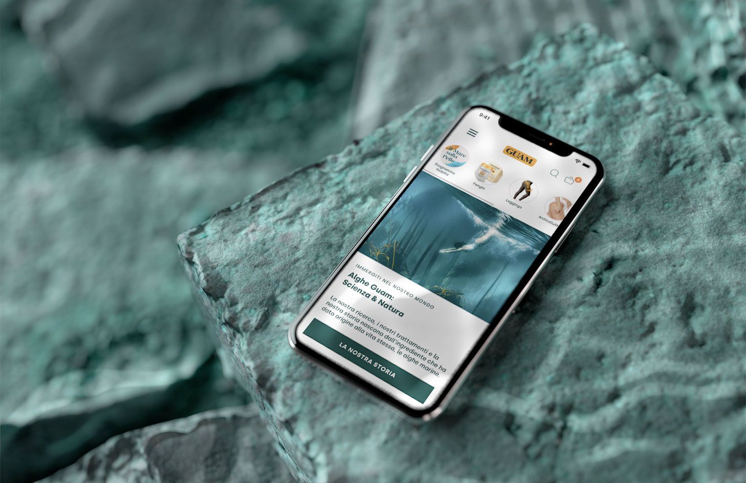 Caso studio crescita e-commerce: +32,1% fatturato per Guam progetto guam sito smartphone b07df404
