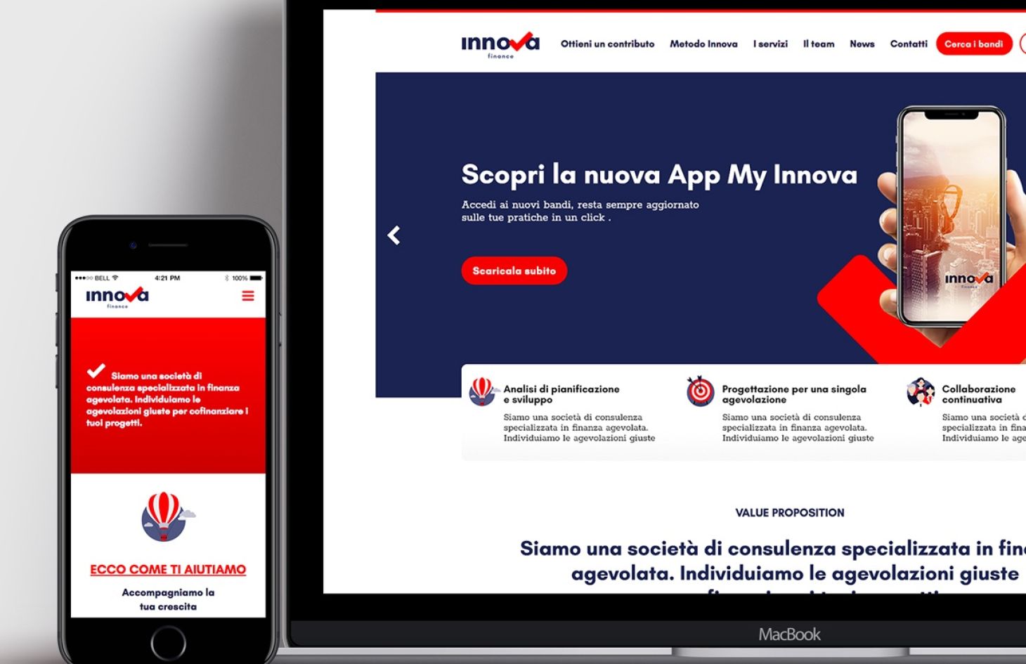 Caso di Studio Comunicazione Finanza agevolata +143 prospect in 4 mesi detail innova web e5c68455